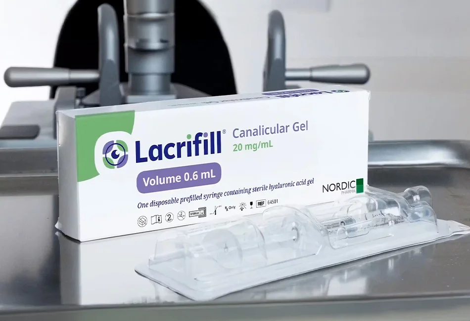 Lacrifill treatment for dry eye