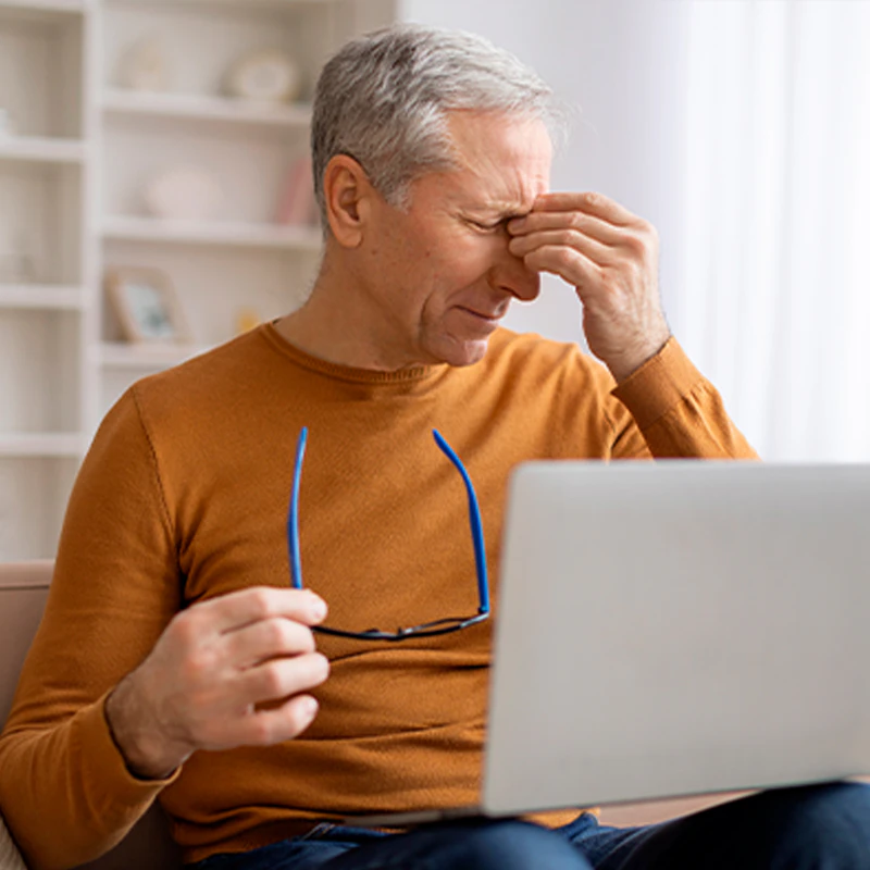Raised eye pressure and glaucoma risk assessment