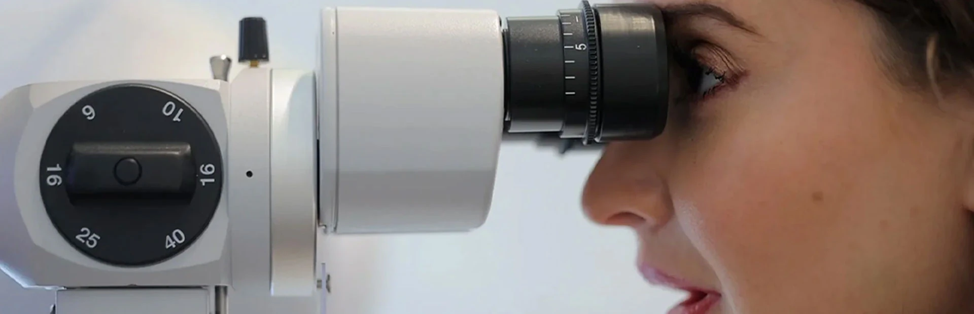 Slit lamp eye examination