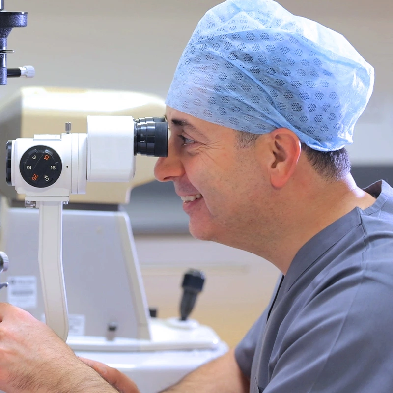 Cornea transplant procedure